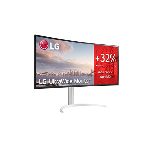 Monitor led ips curvo lg 38wq75c - w 38pulgadas 3840 x 1600 5ms hdmi display port reg. altura