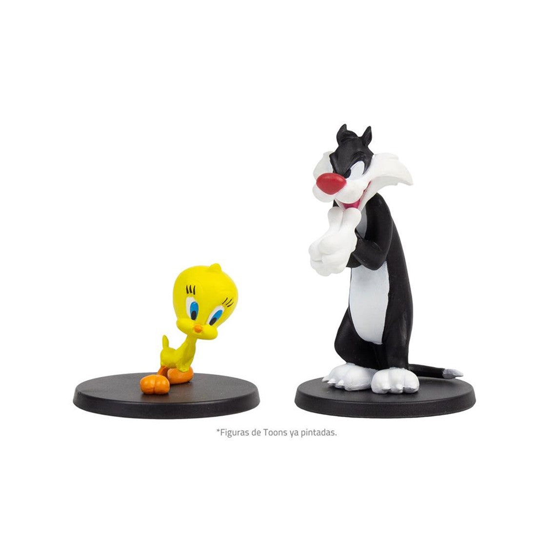 Juego de mesa looney tunes mayhem pack de 4 figuras pegi 10