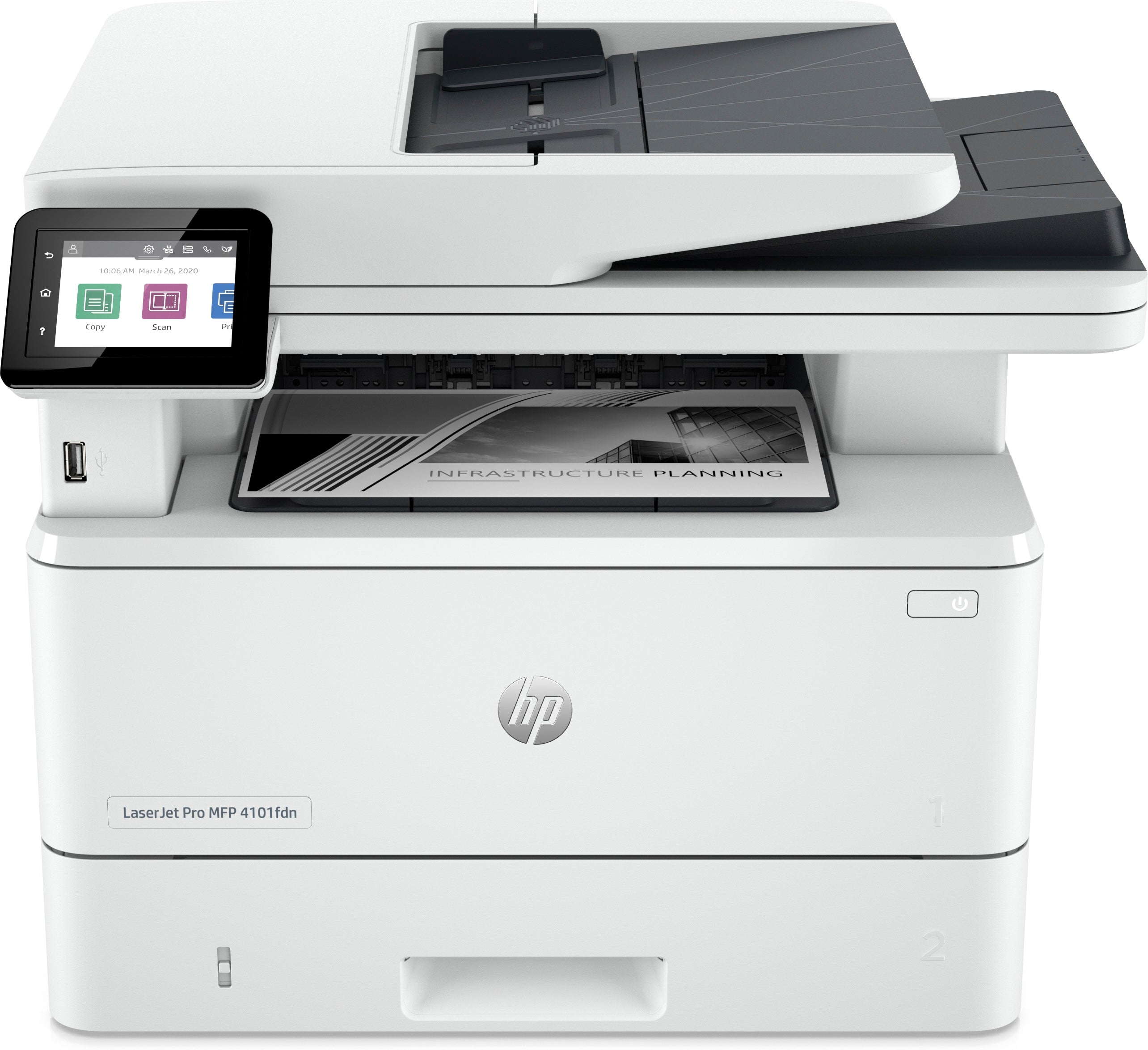 Multifunción láser hp laserjet pro 4102fdwe monocromo wifi duplex