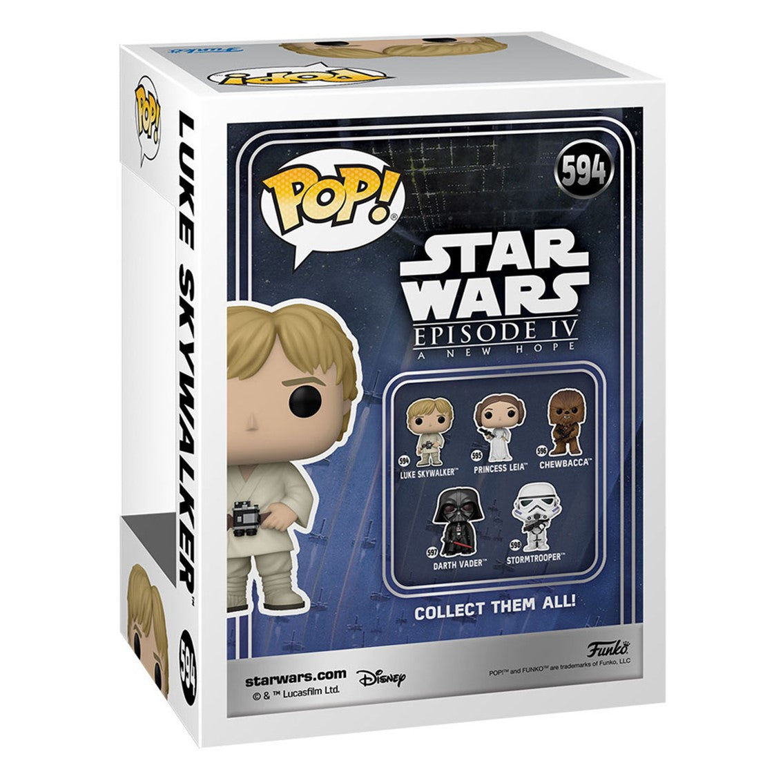 Funko pop star wars new classics luke skywalker 67536