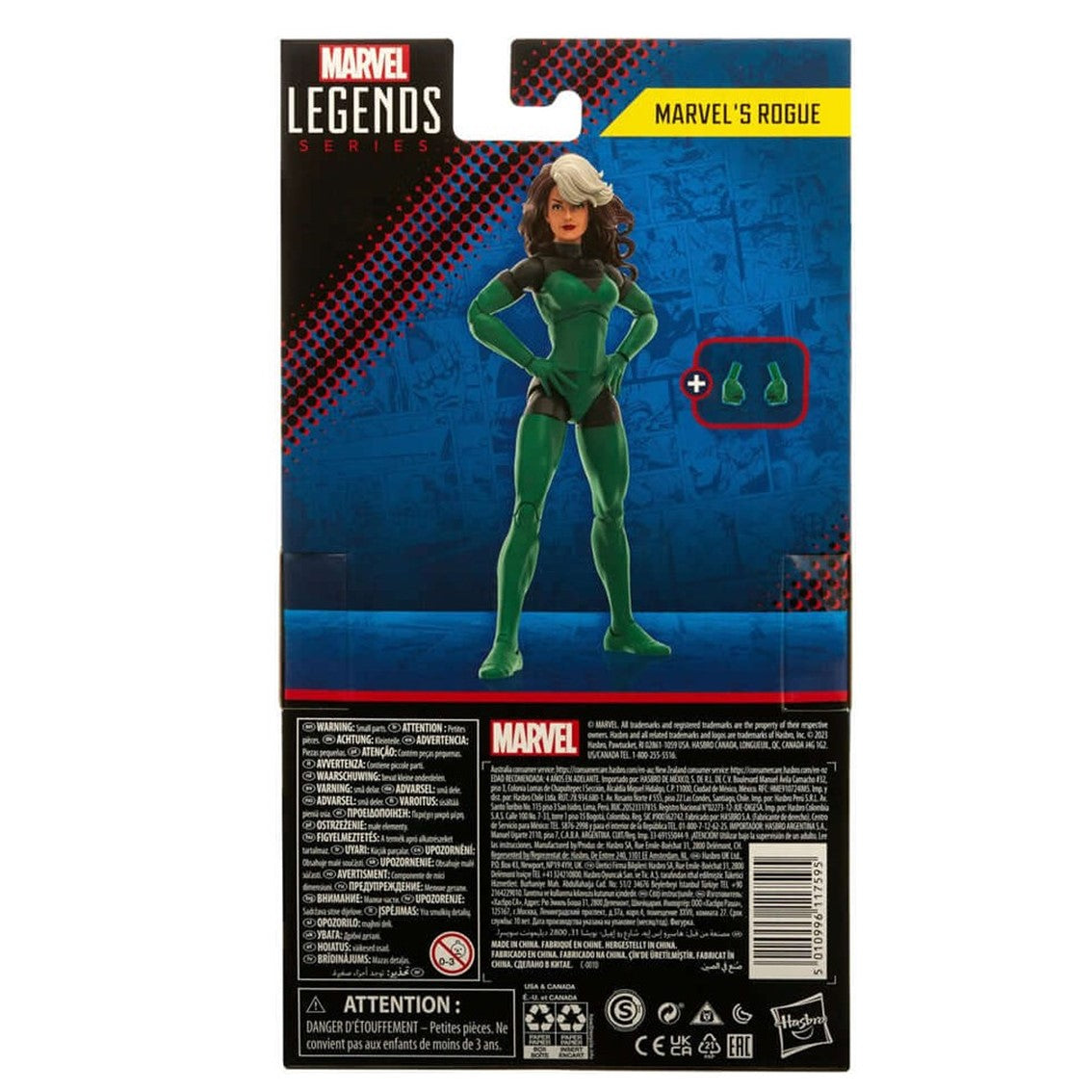 Figura hasbro legends series marvel's rogue