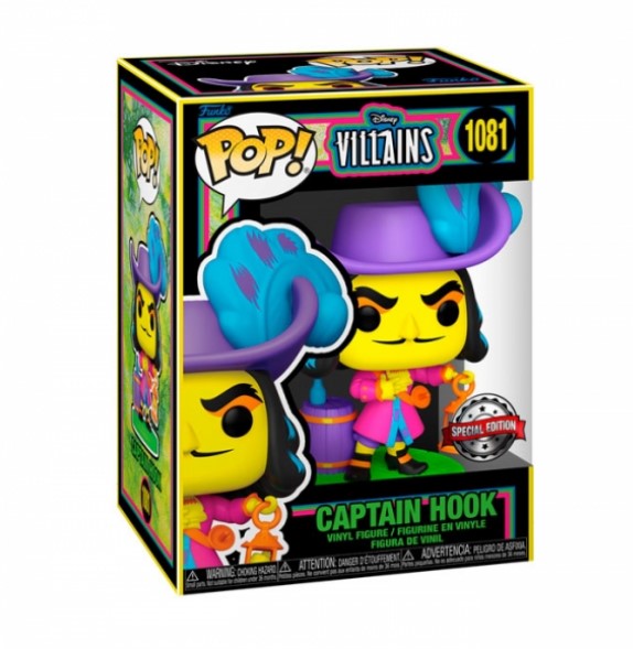Funko pop disney villanos capitán garfio edicion especial brillante 60395