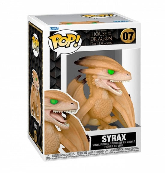 Funko pop la casa del dragon syrax 65605