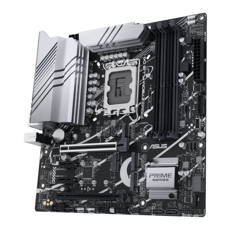 Placa base asus intel prime z790m - plus d4 m - atx -  4x ddr4 -  4x sata 6gb - s -  5x usb 3.2 -  1x usb tipo c -  2x usb 2.0 90mb1d20 - m0eay0