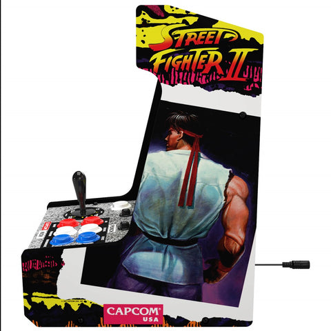 Consola retro arcade 1 up street figther ii