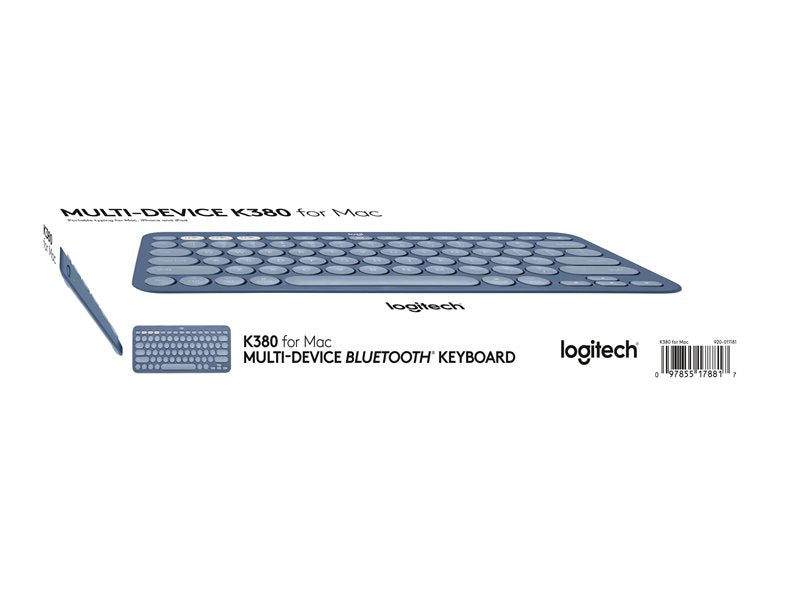 Teclado logitech k380 multi - device para mac bluetooth arandano español