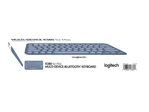 Teclado logitech k380 multi - device para mac bluetooth arandano español