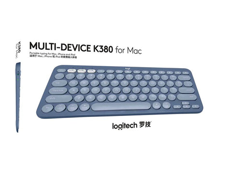 Teclado logitech k380 multi - device para mac bluetooth arandano español