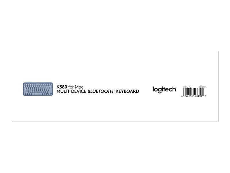 Teclado logitech k380 multi - device para mac bluetooth arandano español