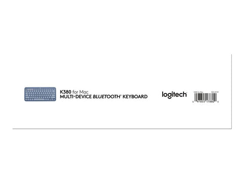 Teclado logitech k380 multi - device para mac bluetooth arandano español