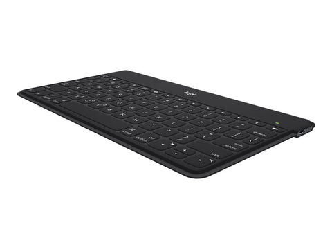 Teclado logitech keys to go wireless inalambrico para iphone ipad y apple tv negro