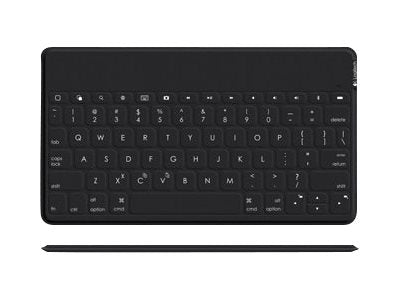 Teclado logitech keys to go wireless inalambrico para iphone ipad y apple tv negro