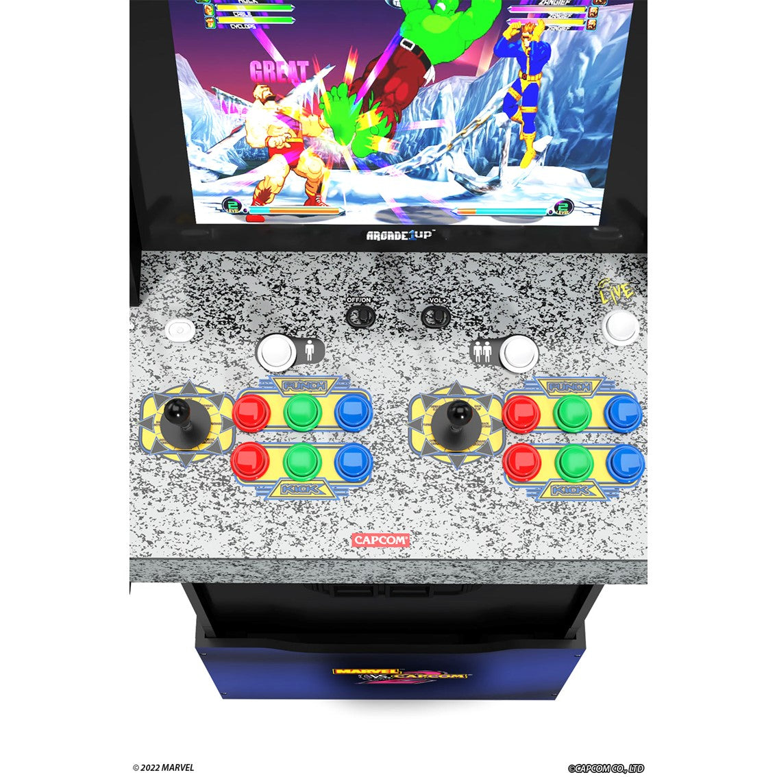 Maquina recreativa arcade 1 up marvel vs capcom