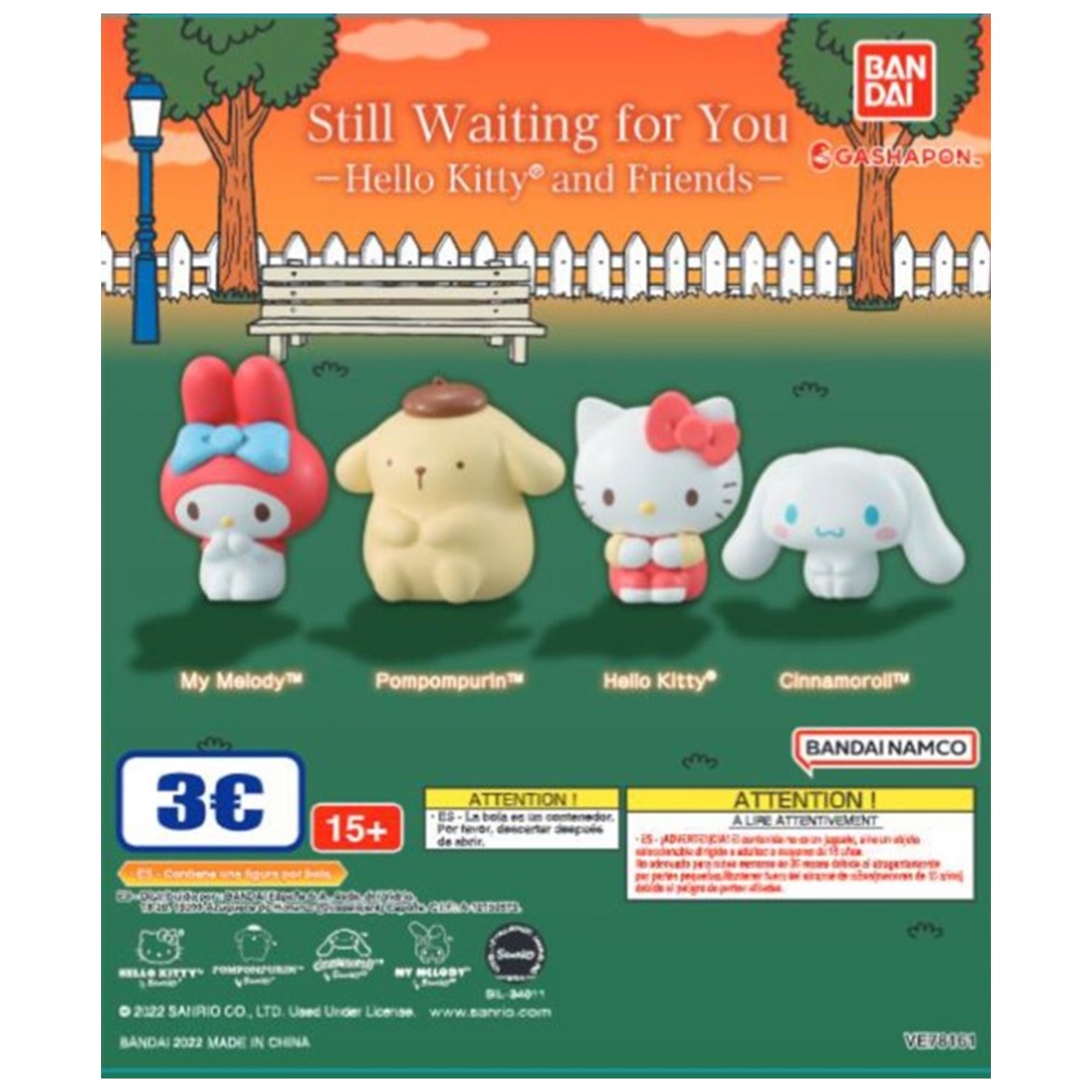 Set bandai gashapon lote 40 articulos sanrio characterse machiboke hello kity