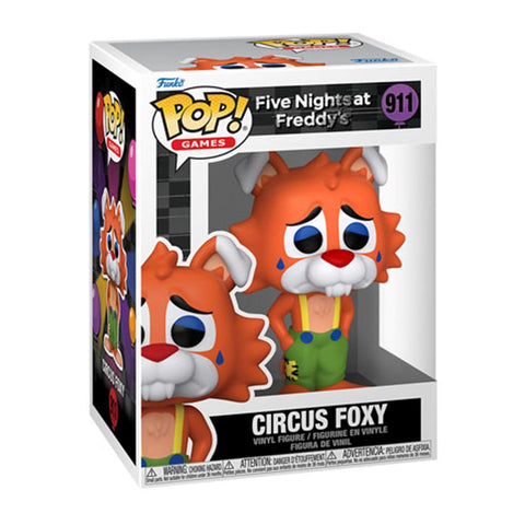 Funko pop fnaf security breach videojuegos circus foxy 67629