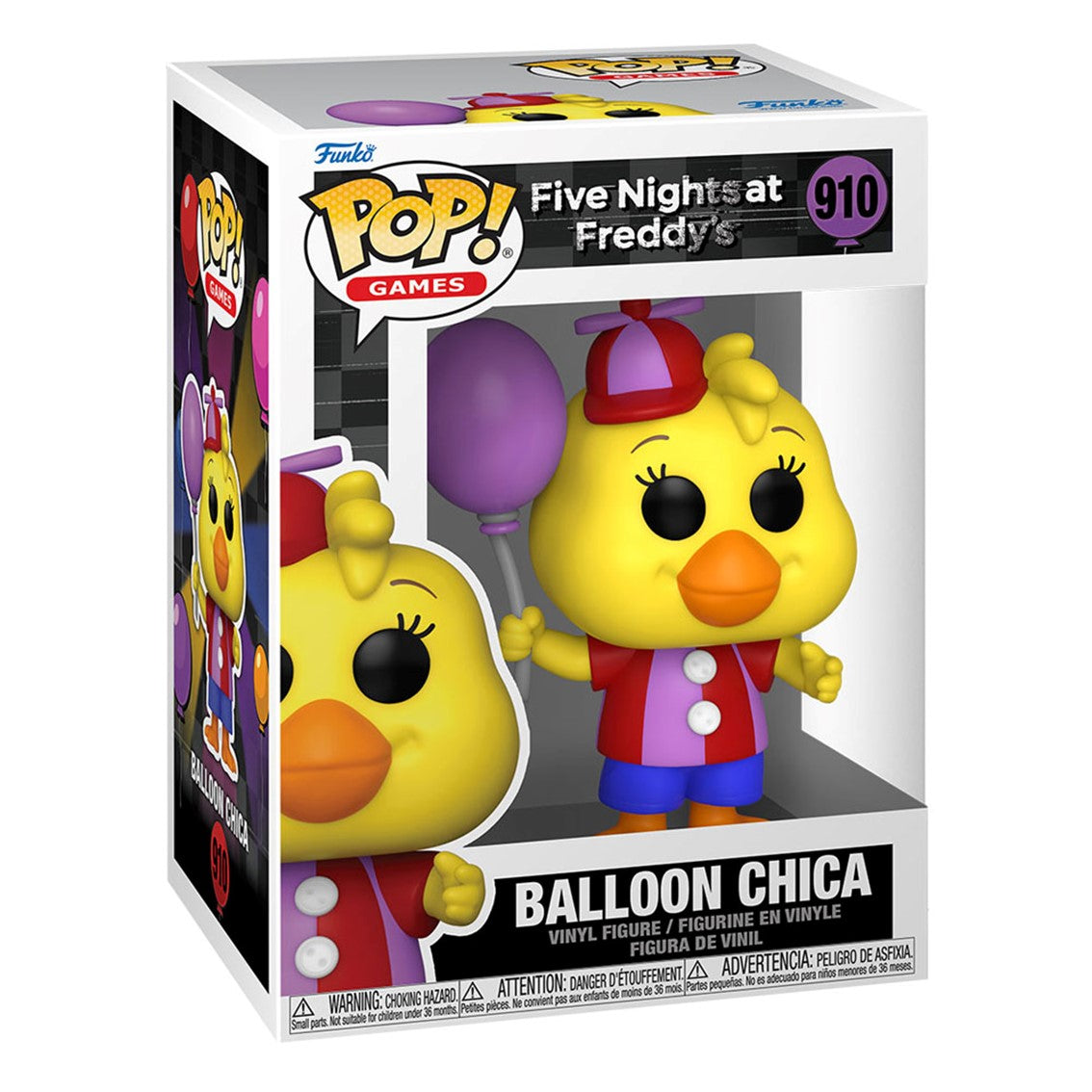 Funko pop fnaf security breach videojuegos balloon chica 67626