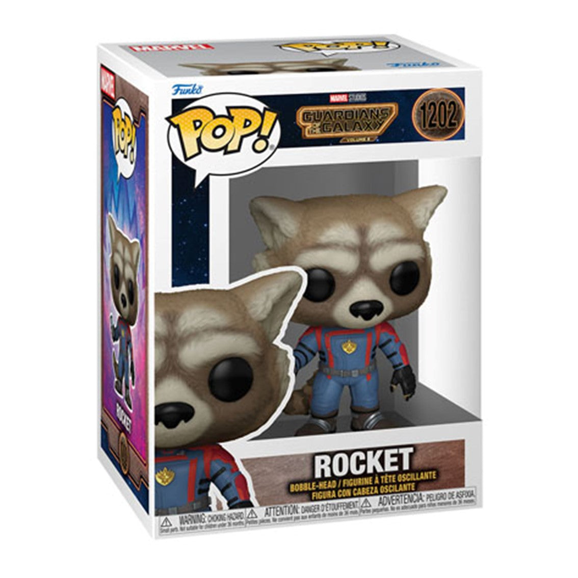 Funko pop marvel guardianes de la galaxia rocket 67509