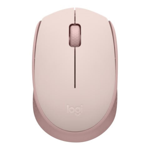 Mouse raton logitech m171 optico wireless inalambrico rosa