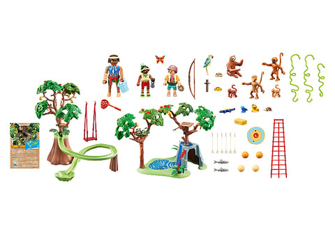 Playmobil wiltopia -  parque infantil jungla tropical