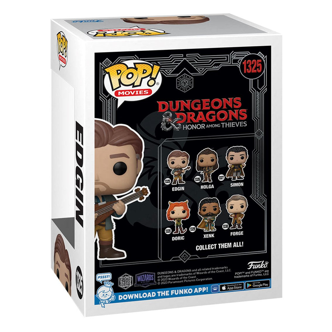 Funko pop cine dungeons & dragons honor among thieves edgin 68079