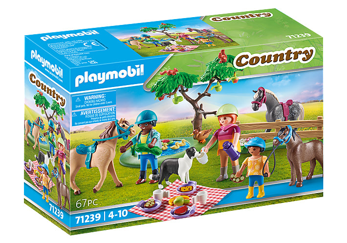 Playmobil country -  excursion picnic con caballos