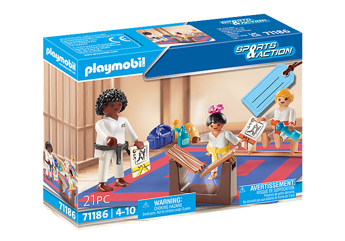 Playmobil sports & action entrenamiento de karate