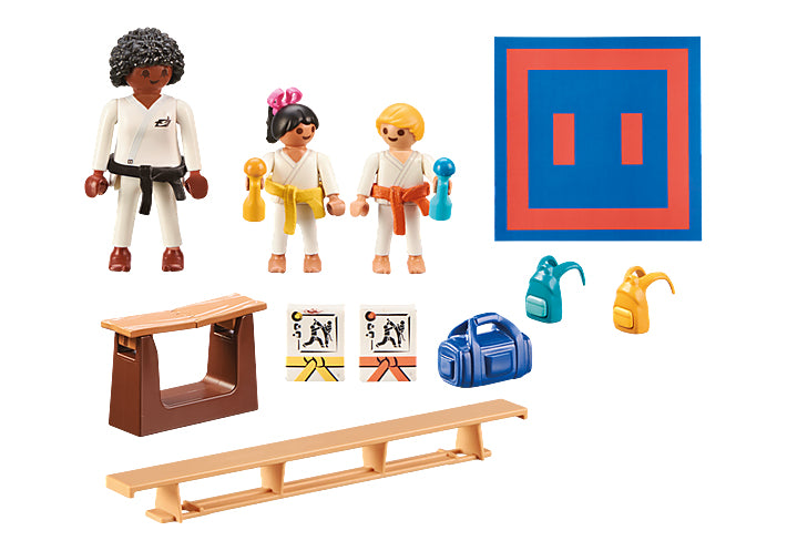 Playmobil sports & action entrenamiento de karate