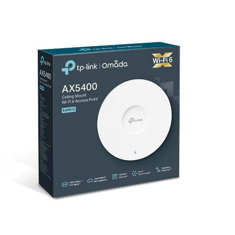 Punto de acceso inalambrico tp - link eap670 ax5400
