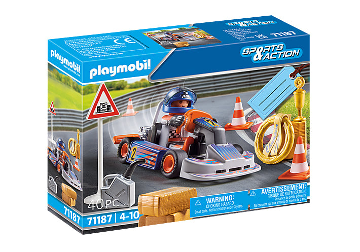 Playmobil sports & action kart de carreras