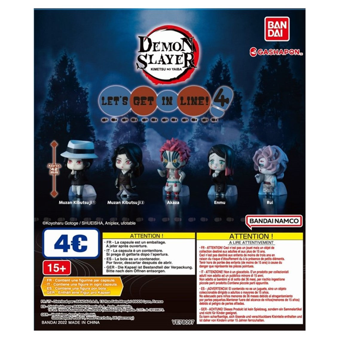 Set gashapon figuras bandai lote 30 articulos kimetsu no yaiba demon slayer narabundesu 4