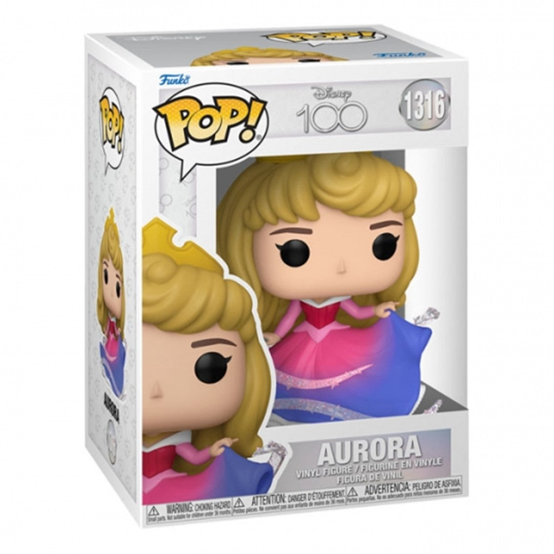 Funko pop disney princesas 100 aniversario la bella durmiente aurora 67970