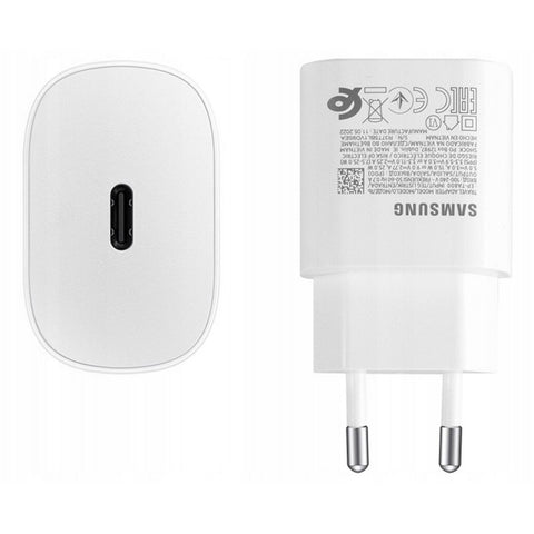 Cargador samsung ep - ta800nwe usb tipo c blanco 25w bulk