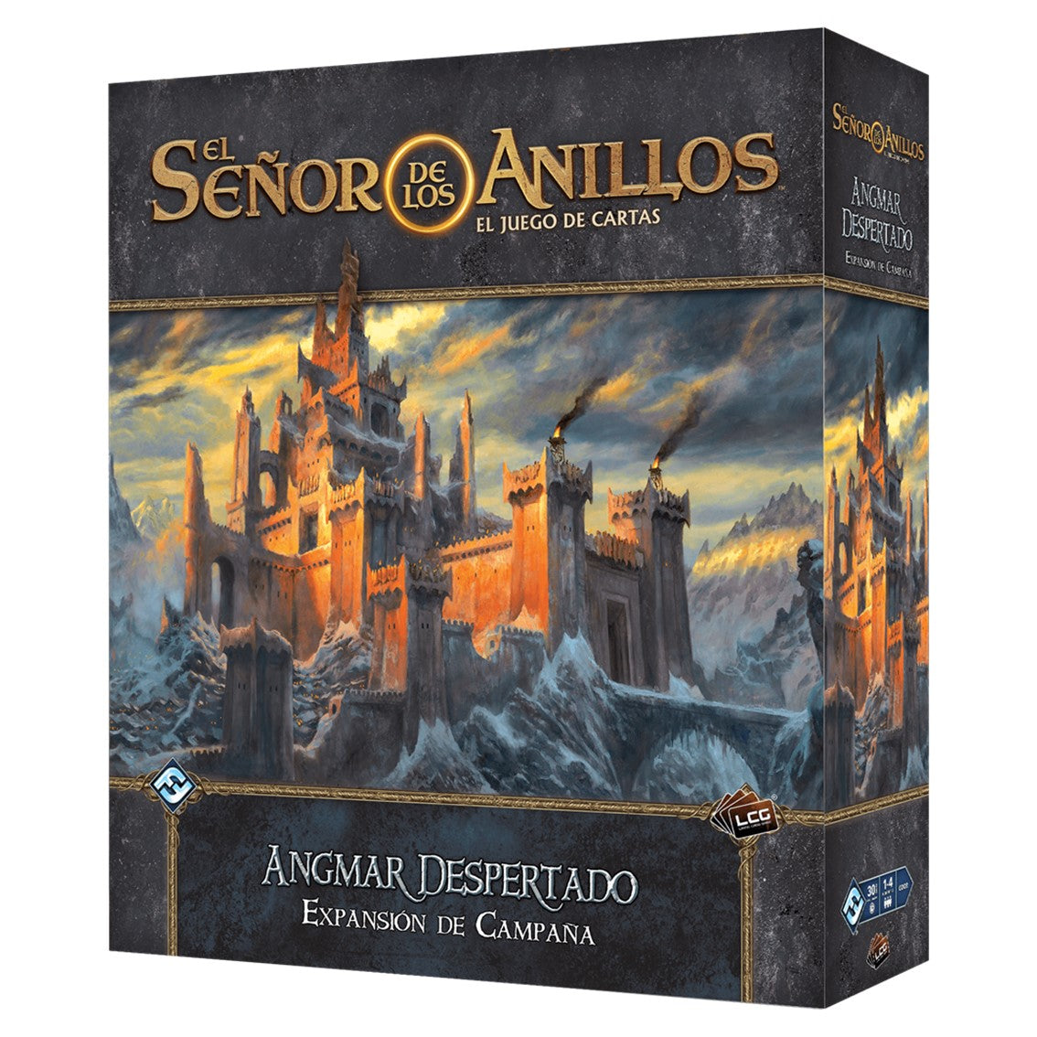 Juego de mesa el señor de los anillos el juego de cartas angmar despertado expansion de campaña edad recomendada 14