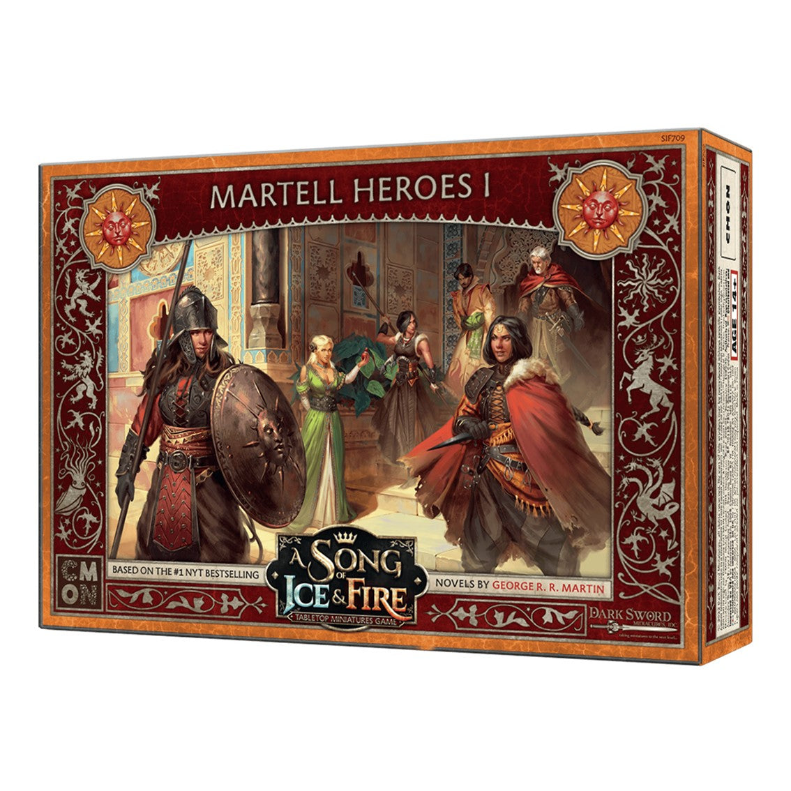 Juego de mesa cancion de hielo y fuego heroes martell i