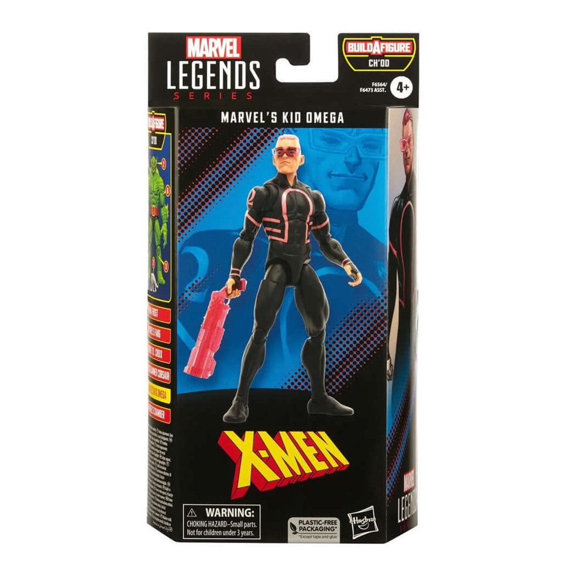 Figura hasbro marvel legends series x - men baf ch'od -  kid omega