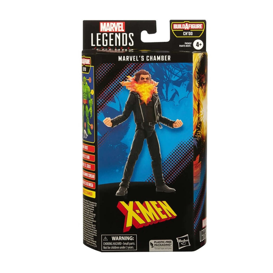 Figura hasbro marvel legends series x - men baf ch'od -  chamber