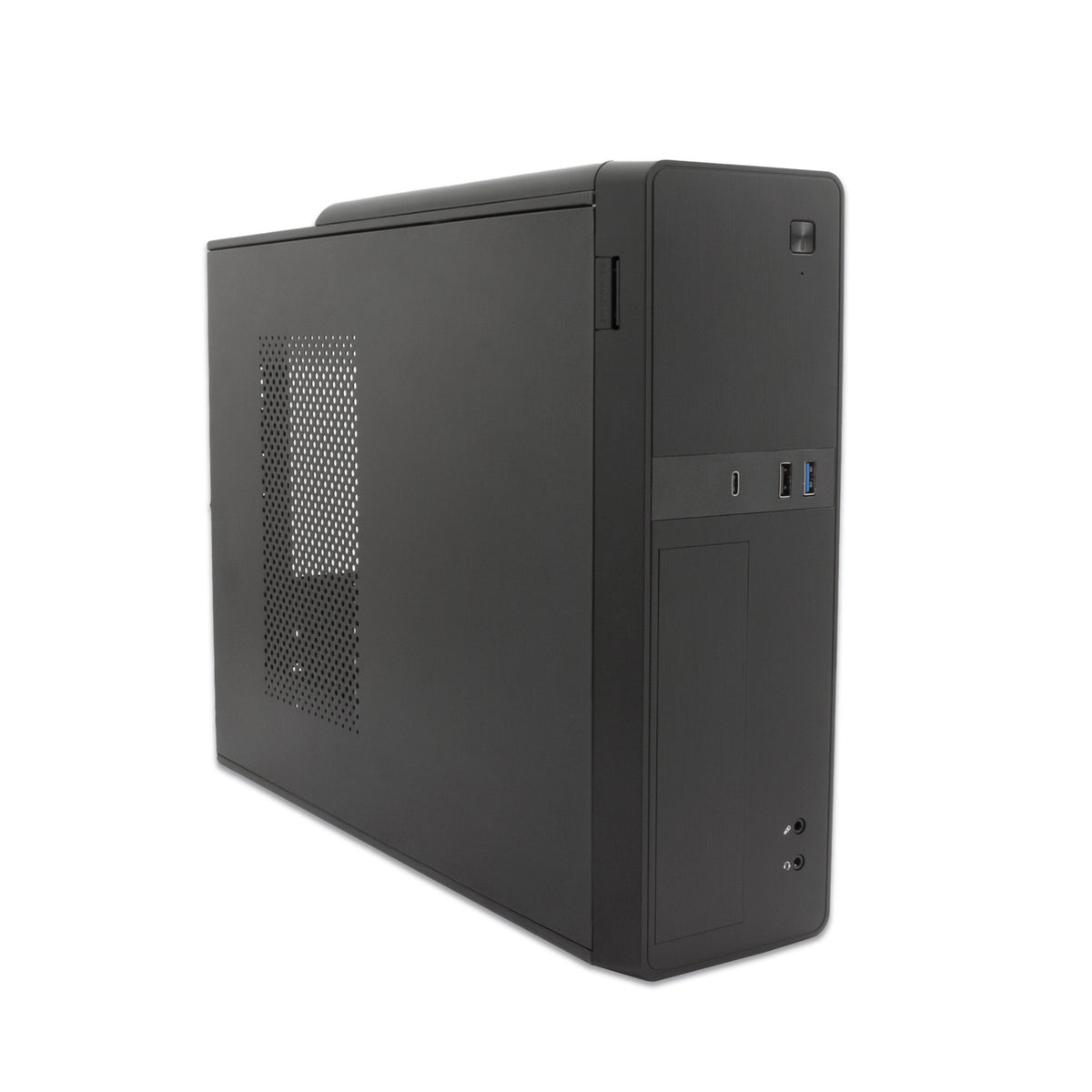 Caja ordenador sobremesa coolbox microatx slim t310 usb - c  lector de tarjetas fuente sfx incluida