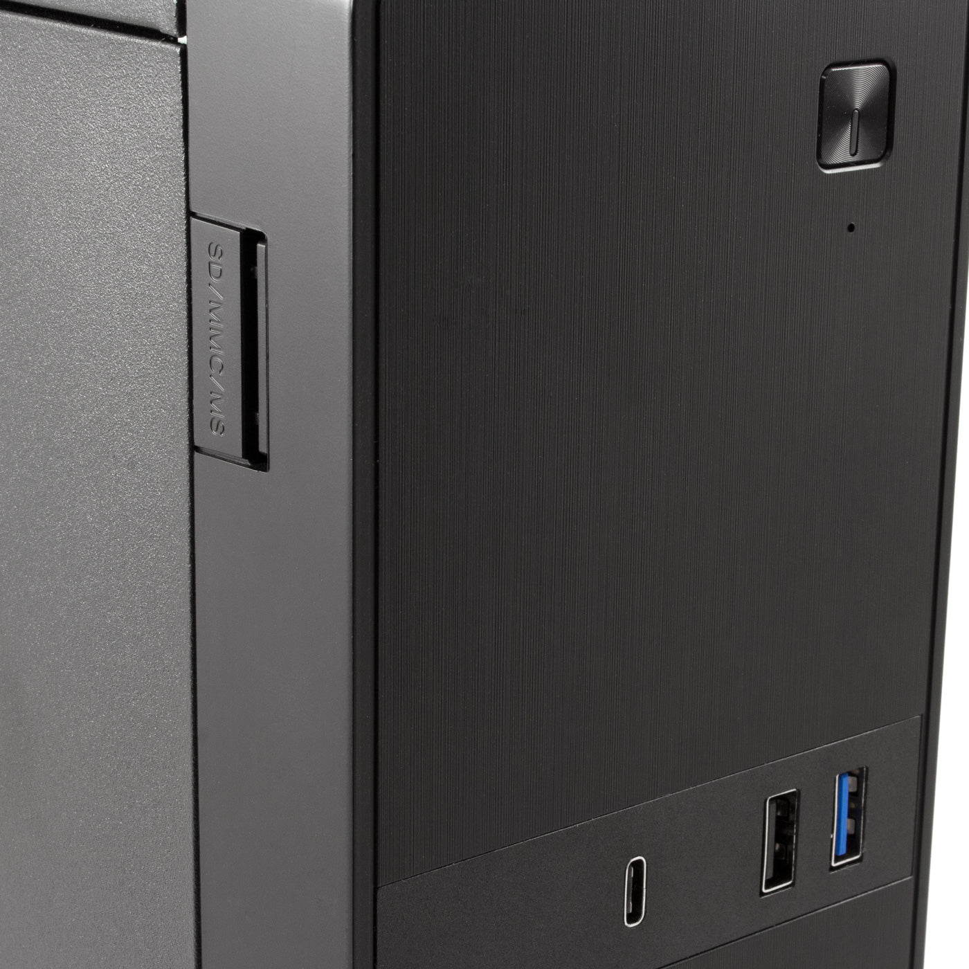 Caja ordenador sobremesa coolbox microatx slim t310 usb - c  lector de tarjetas fuente sfx incluida