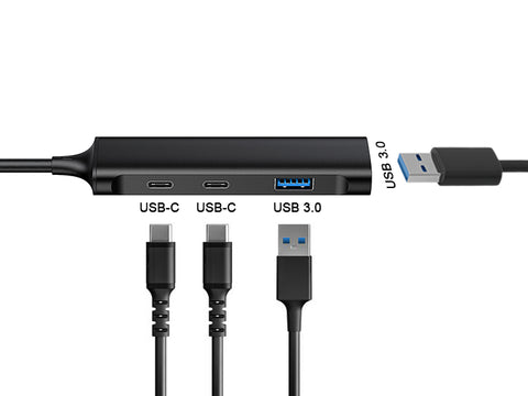 Hub usb tipo c conceptronic hubbies12b 4 puertos usb 3.2 2 puertos usb tipo c