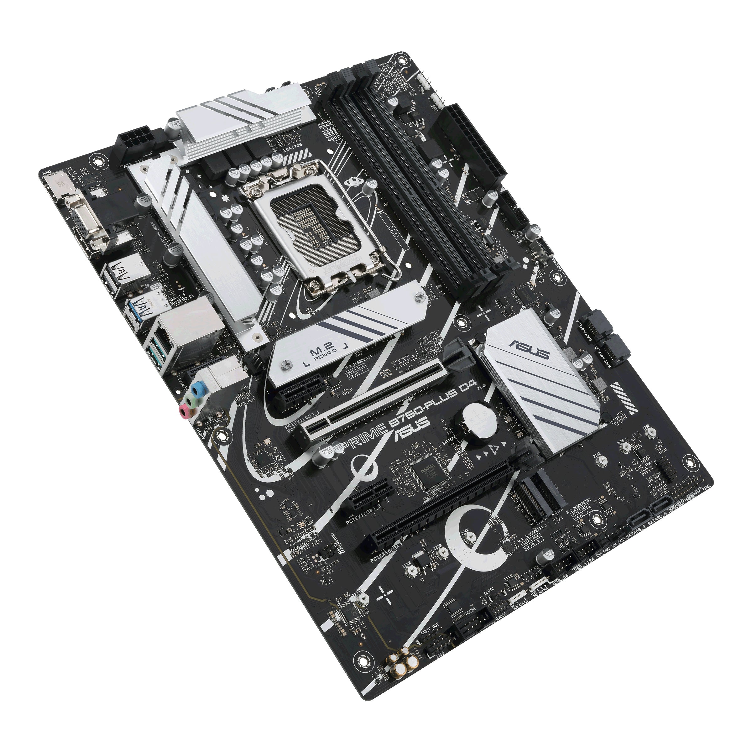 Placa base asus intel prime b760 - plus d4 atx -  4x ddr4 -  4x sata 6gb - s -  3x usb 3.2 -  1x usb tipo c -  2x usb 2.0 90mb1cw0 - m0eay0