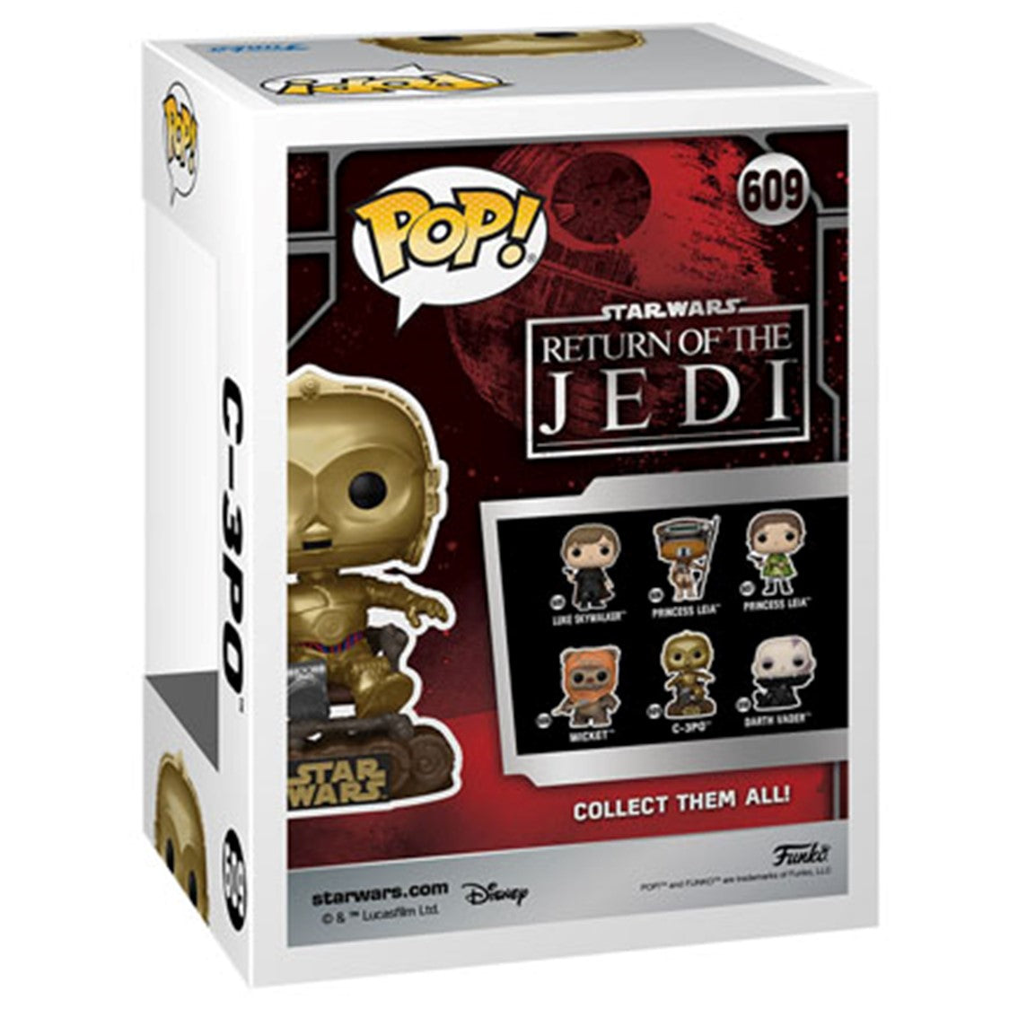 Funko pop star wars retorno del jedi 40 aniversario c - 3po en silla 70744