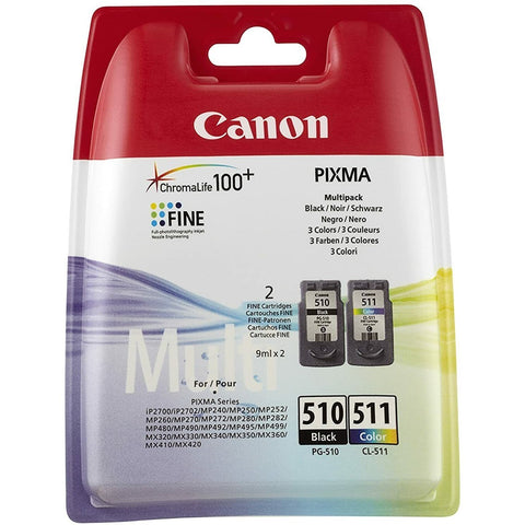 Multipack canon pg - 510 negro - cl - 511 multicolor