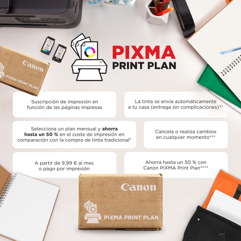 Multifuncion canon pixma ts3550i inyeccion color a4 wifi pixma print plan