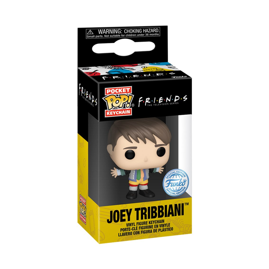 Llavero funko keychain series tv friends joey con la ropa de chandler 59193