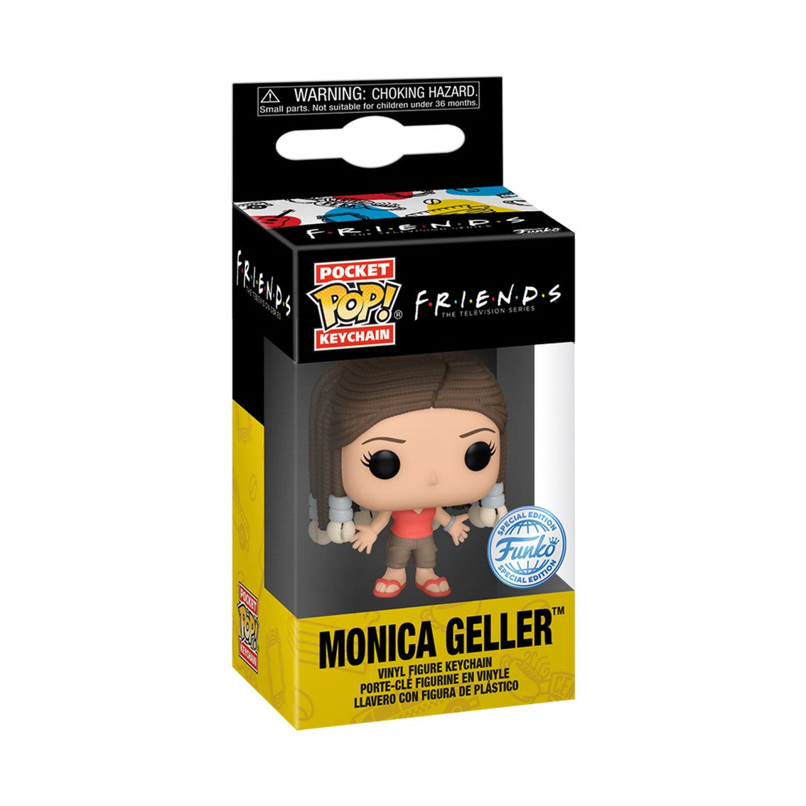 Llavero funko keychain series tv friends monica con trenzas 59194