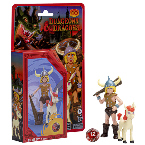 Figura hasbro dungeons & dragons bobby y uni