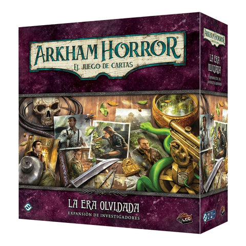 Juego de mesa arkham horror lcg: la era olvidada expansion investigadores edad recomendada 14 años