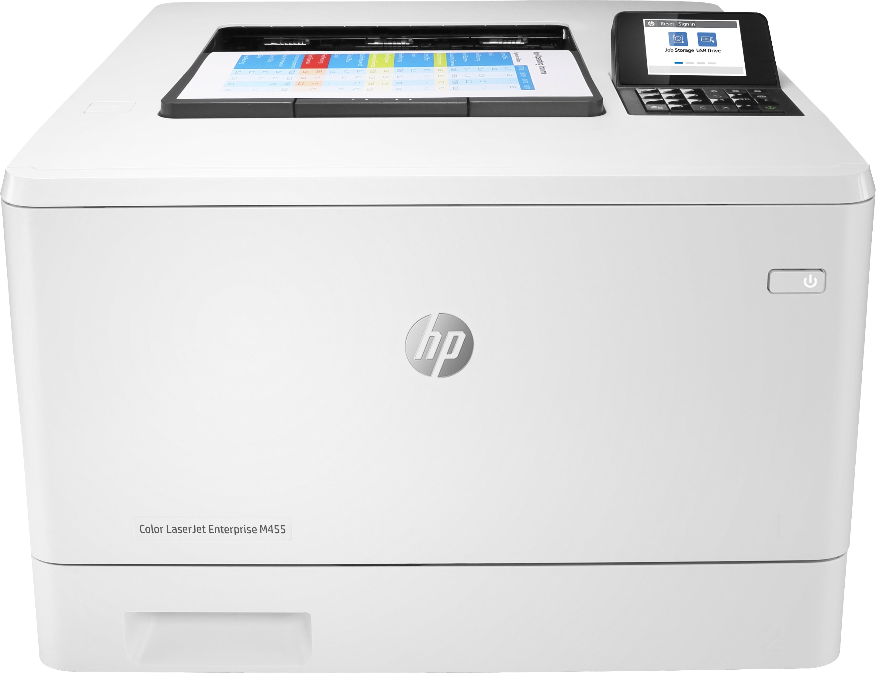 Impresora hp laser monocromo laserjet enterprise m455dn a4 -  27ppm -  1.25gb -  usb -  red -  wifi -  duplex