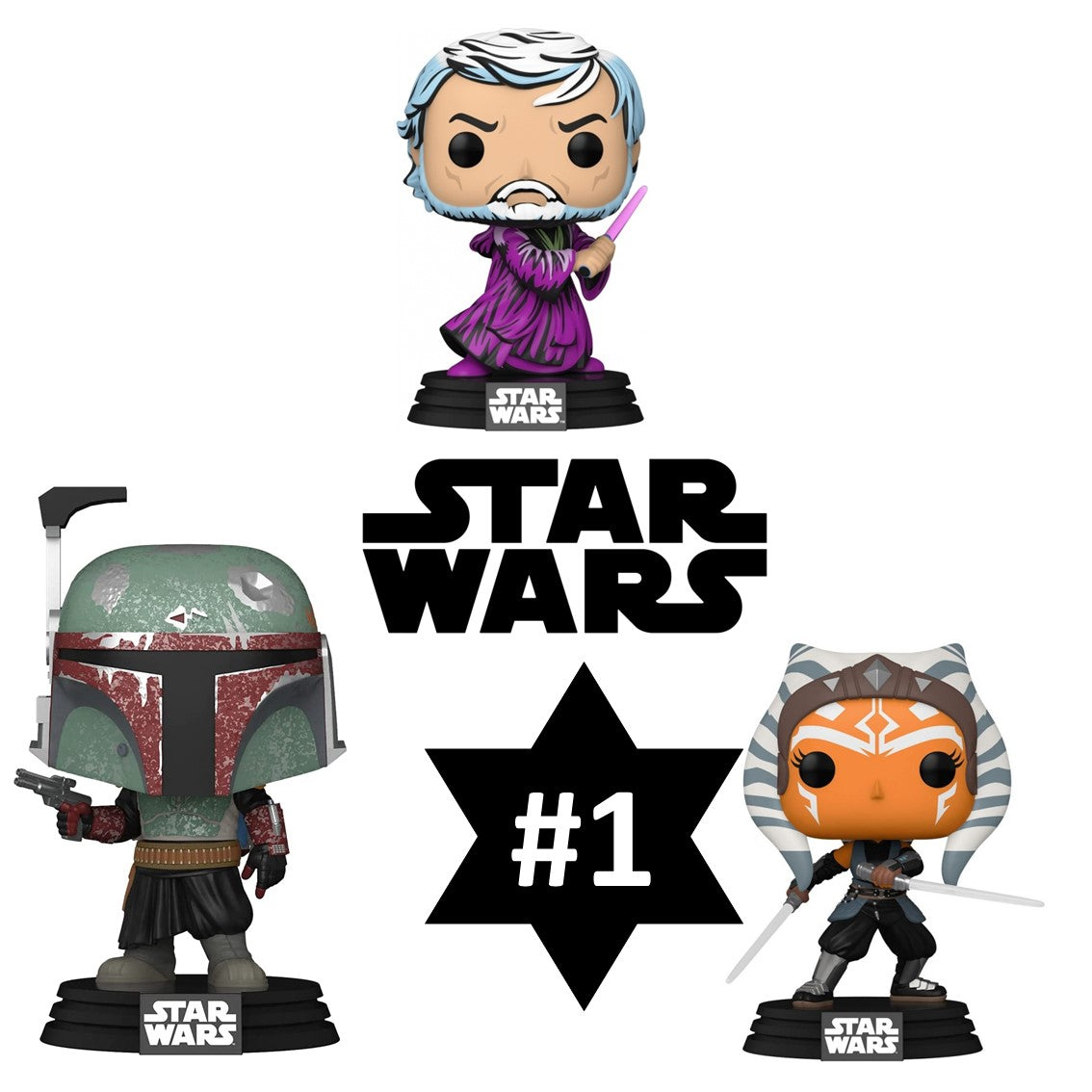 Pack star wars funko exclusivo + 2 estandar version 1