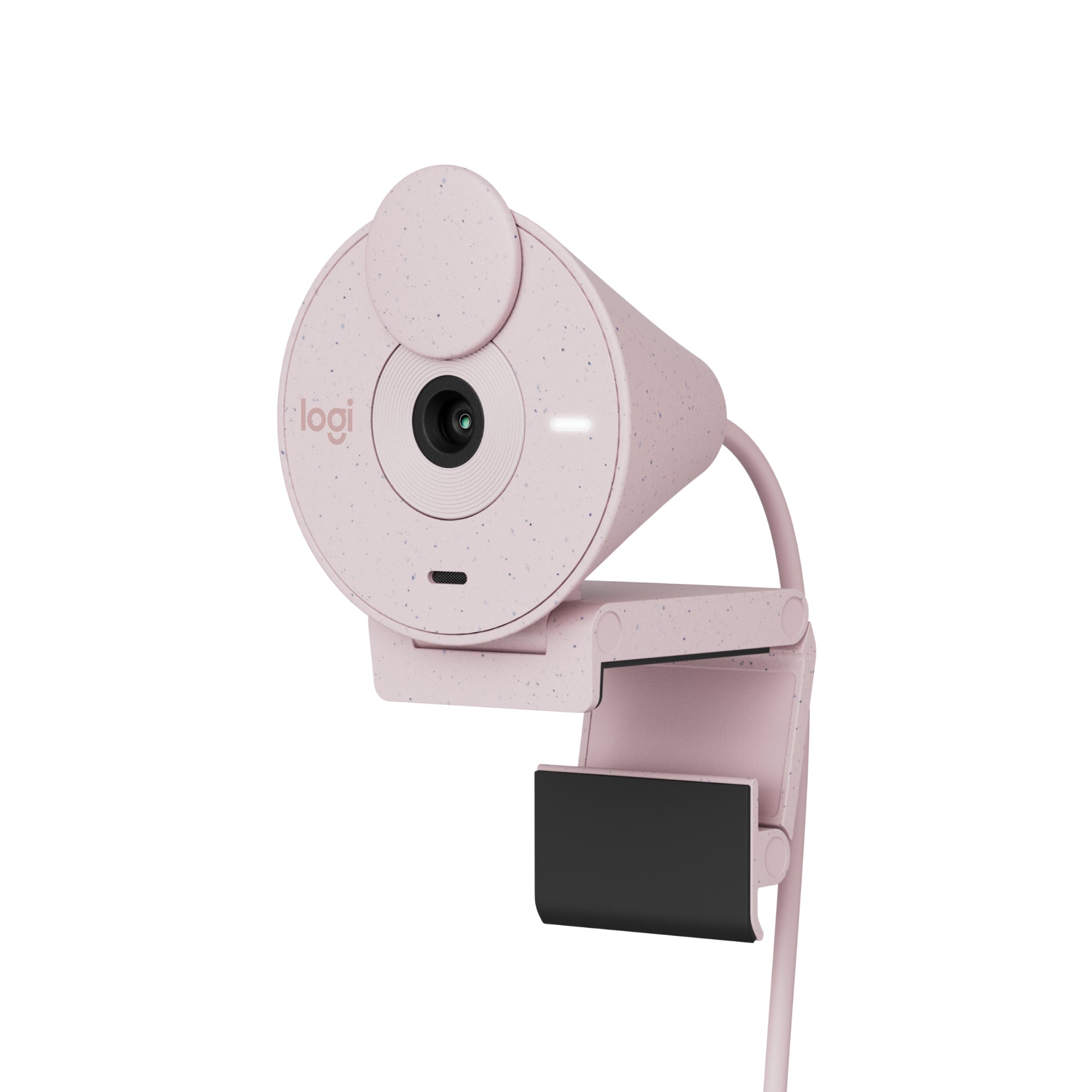 Webcam logitech brio 300 rosado full hd -  usb tipo c